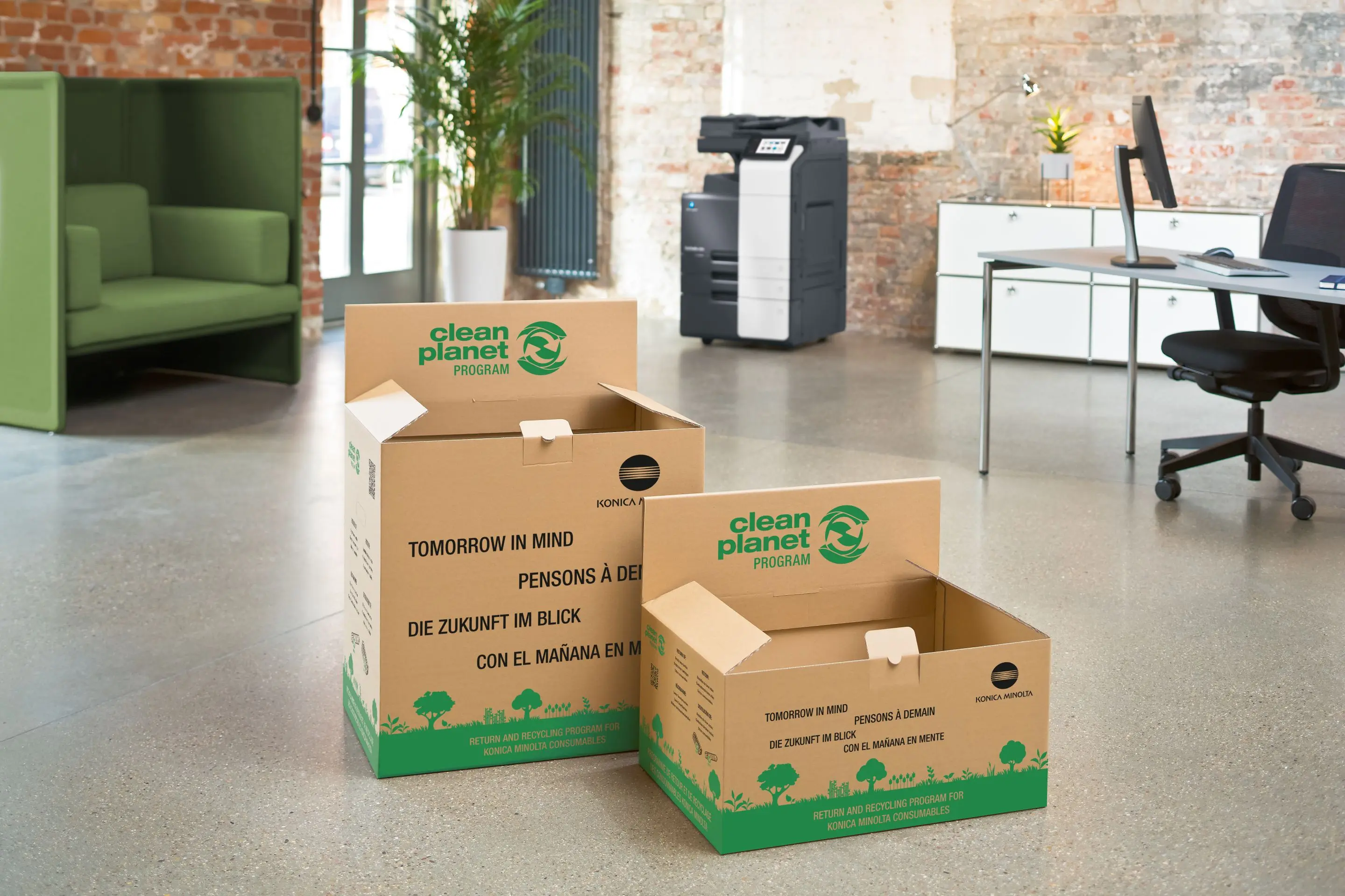 U print en wij zorgen voor de recycling van uw verbruiksartikelen