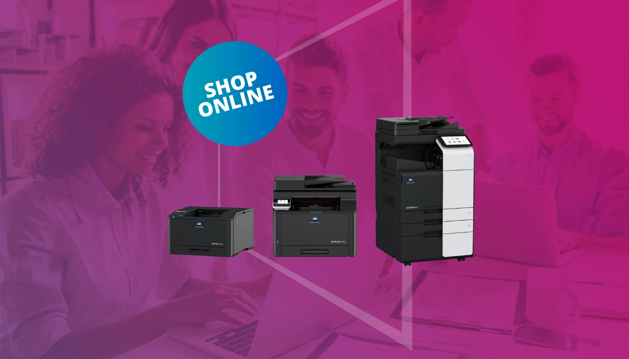 Shop uw printer online met Konica Minolta