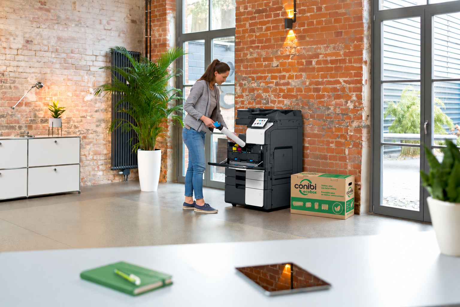 U print en wij zorgen voor de recycling van uw verbruiksartikelen