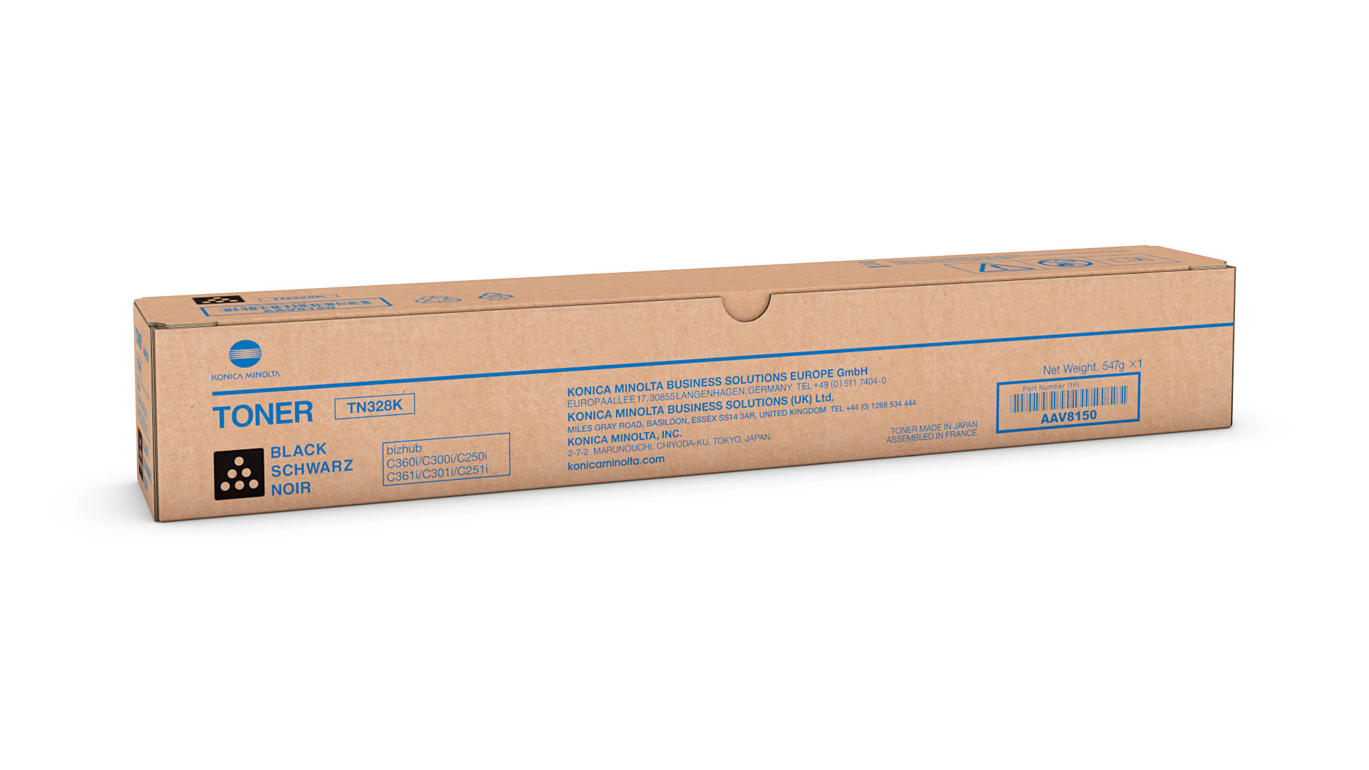 Toner noir pour bizhub C250i/C251i/C300i/C301i/C360i/C361i - TN328K
