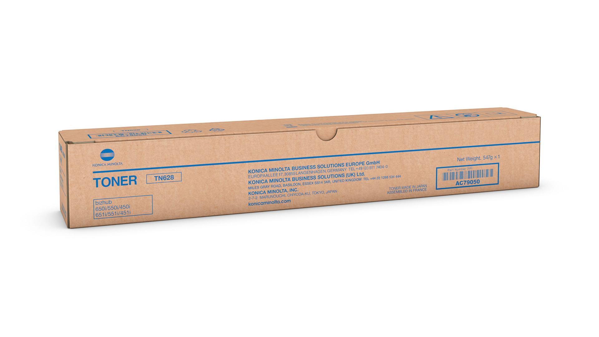 Toner noir pour bizhub 450i/451i/550i/551i/650i/651i - TN628