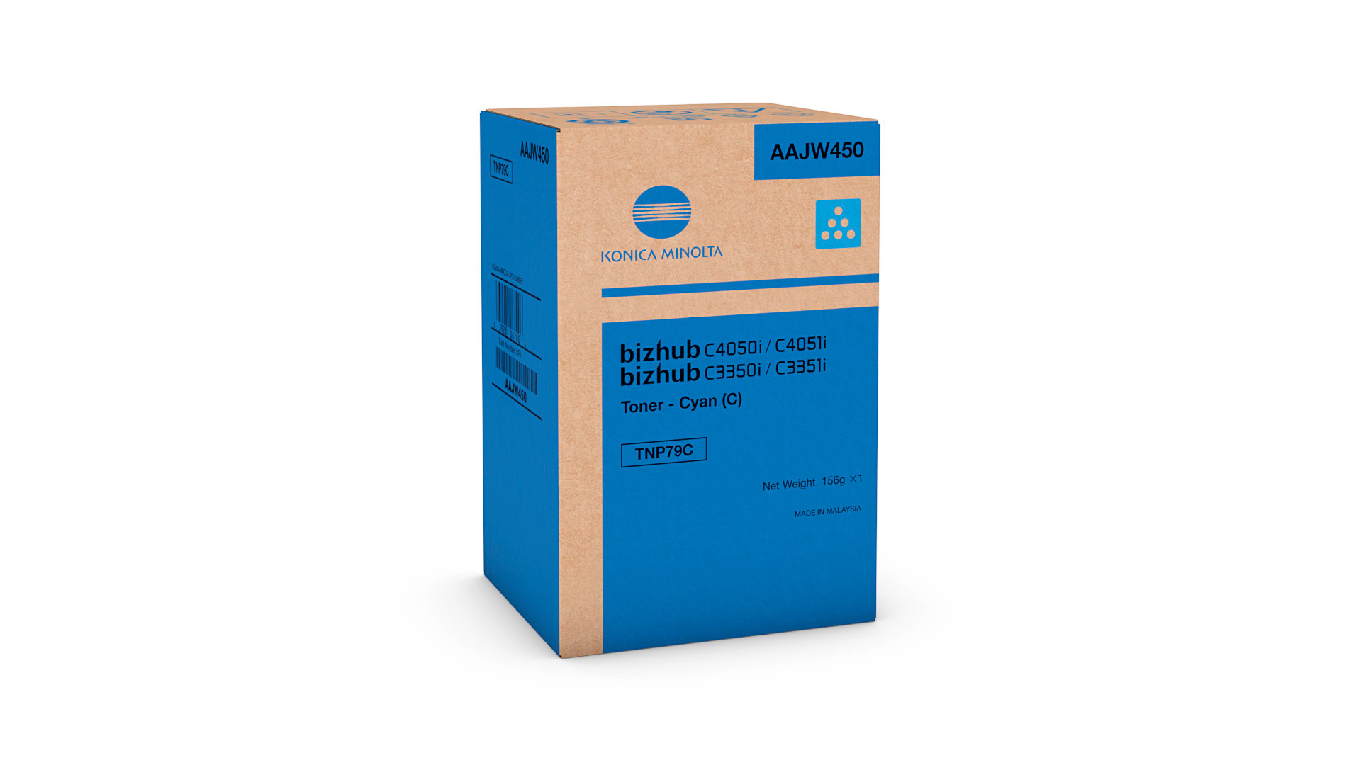 Toner Cyan for bizhub C3350i/C3351i/C4050i/C4051i - TNP79C