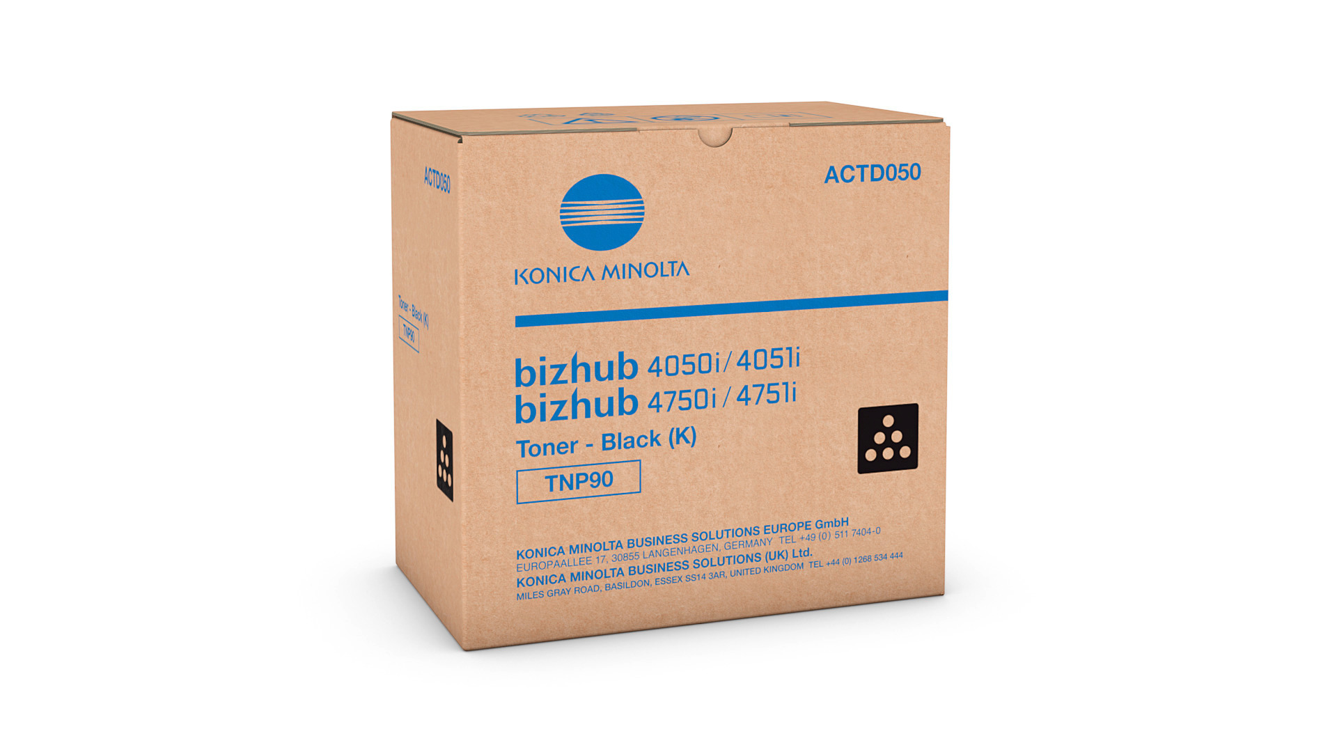 Toner Black for bizhub 4050i/4051i/4750i/4751i - TNP90