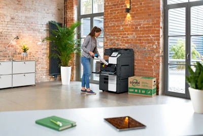 U print en wij zorgen voor de recycling van uw verbruiksartikelen